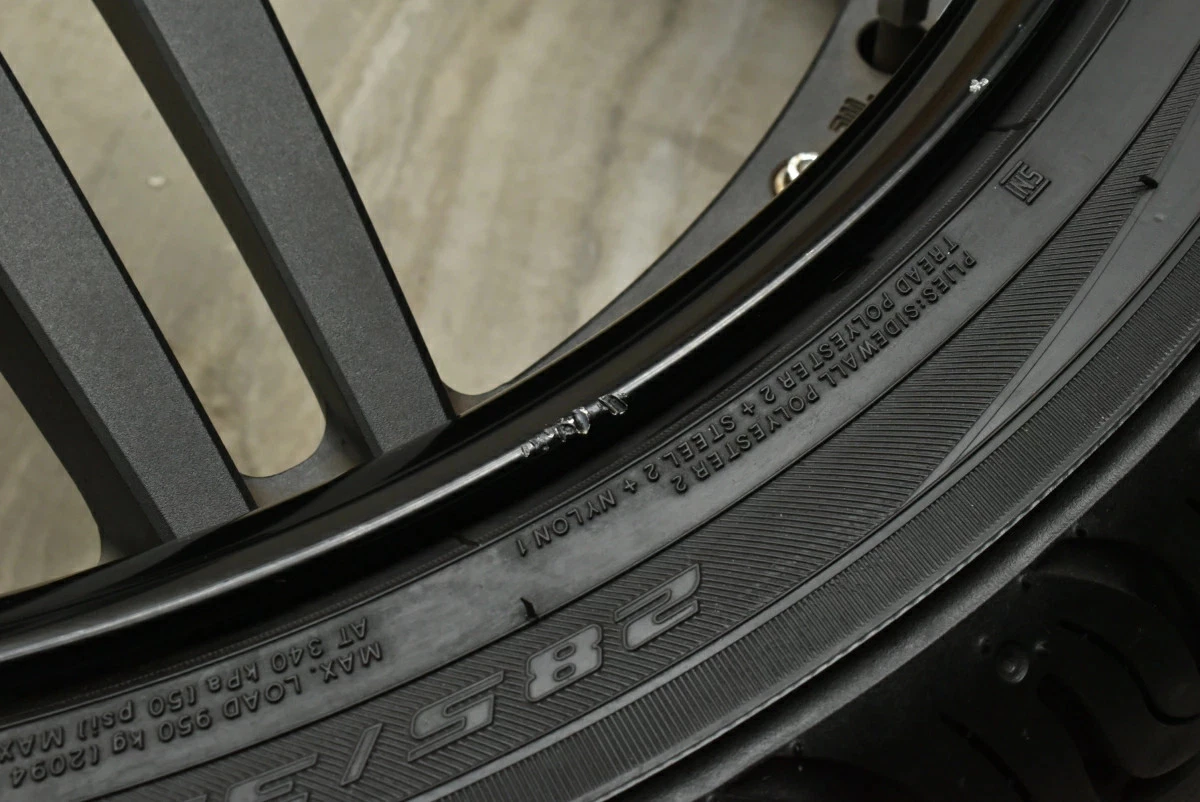 JDM Used HYPER FORGED 4-Book Set 2210.0J x 22 +51 PCD 130 285/35R22 10 No Tires - Image 9