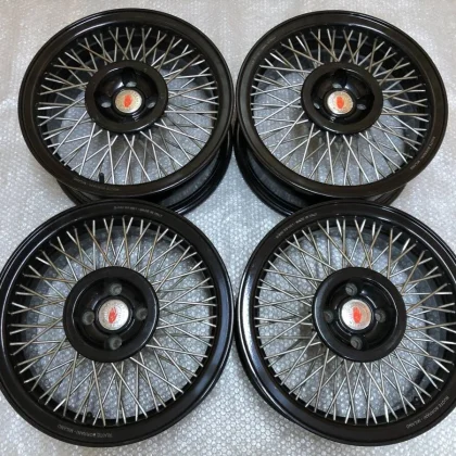JDM Rare RUOTE BORRANI S-RAY RS1001 166.5J +35 wire wheels for 100 MIN No Tires