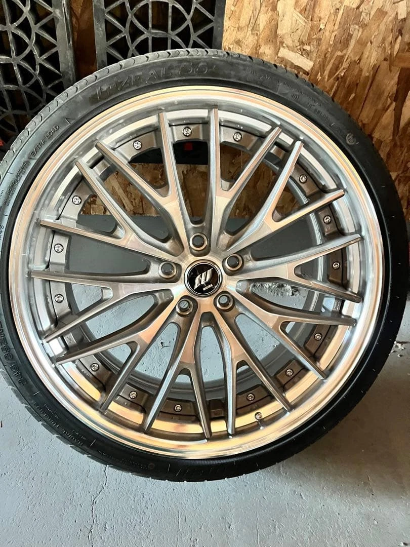 JDM Work Geist STX21PCD120 40 Alphard Bell Fire No Tires - Image 5