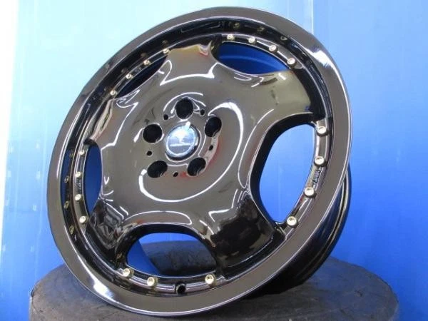 JDM Crown Harrier/Alphard 4-Book Set Display Item WEDS Dish Aluminum W No Tires - Image 3