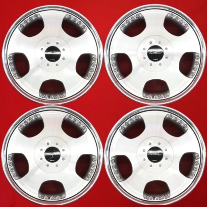 JDM Rare out-of-print WORK Euroline D wheels 4Book 8J 19 PCD 139.7 6x No Tires