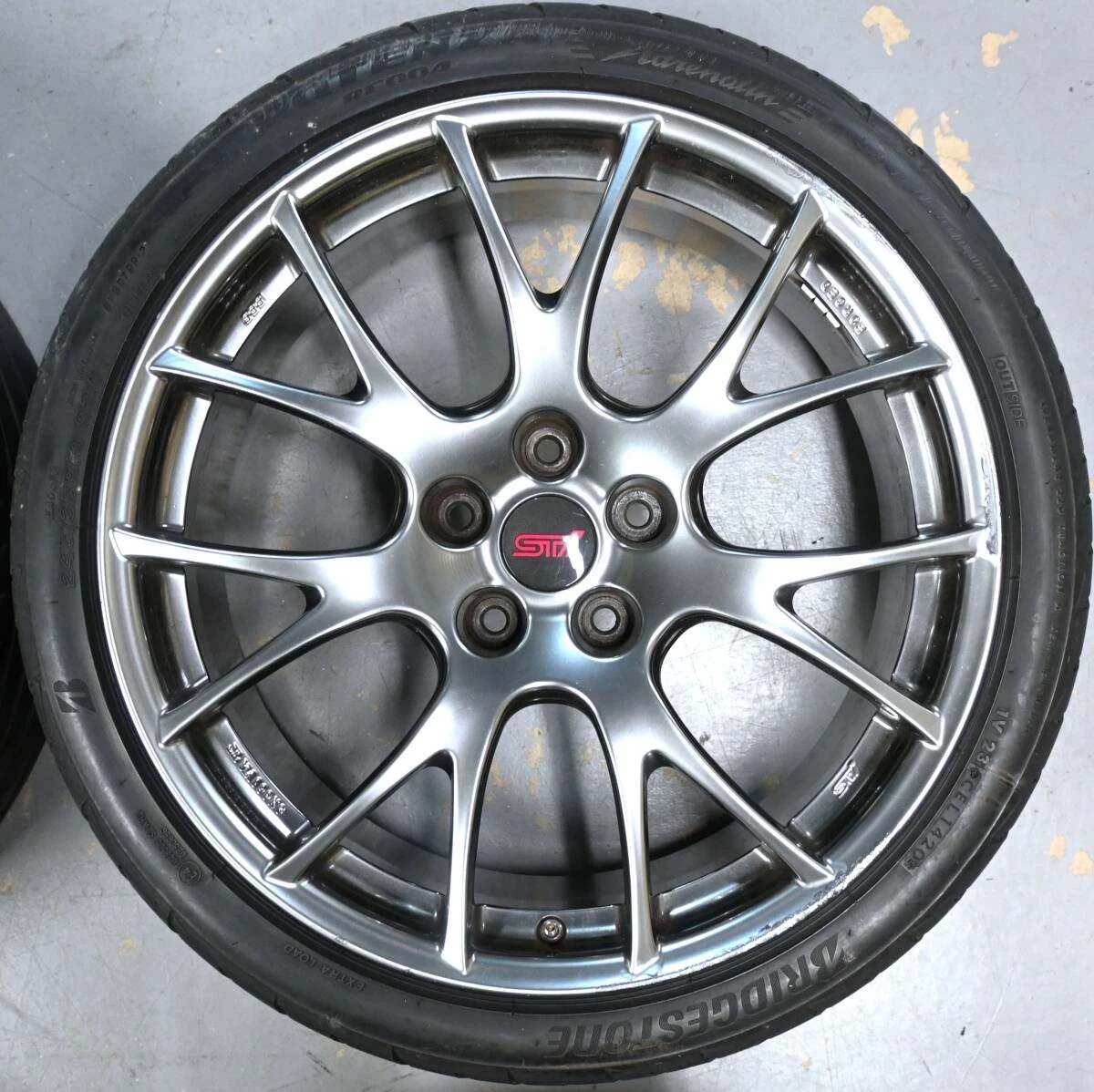 JDM Subaru BBS RG523 4Wheels No Tires 19x8.5+53 5x114.3 RE-V RI-A RF WRX S4 - Image 4