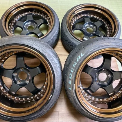 JDM WORK Meister S1 1810J 12J Fairlady Z Z33 Z34 Skyline GTR BNR34 R35 No Tires
