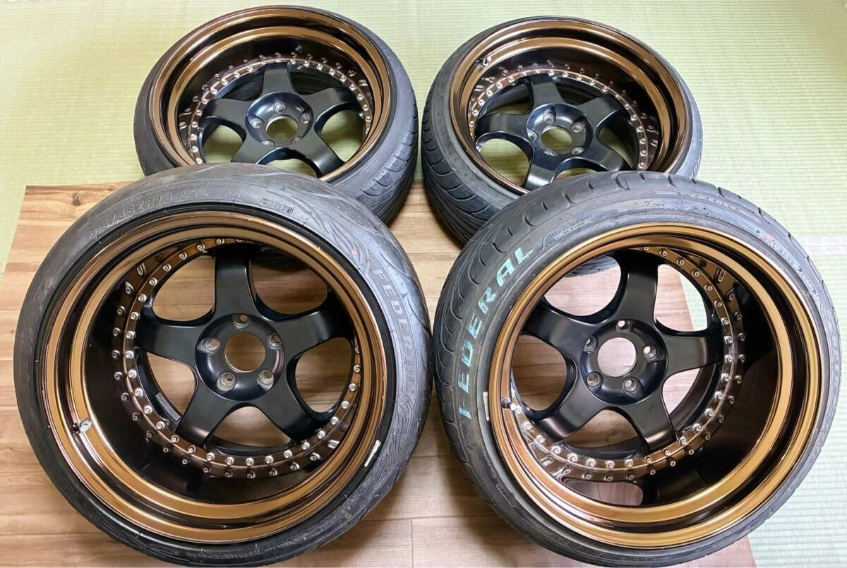 JDM WORK Meister S1 1810J 12J Fairlady Z Z33 Z34 Skyline GTR BNR34 R35 No Tires