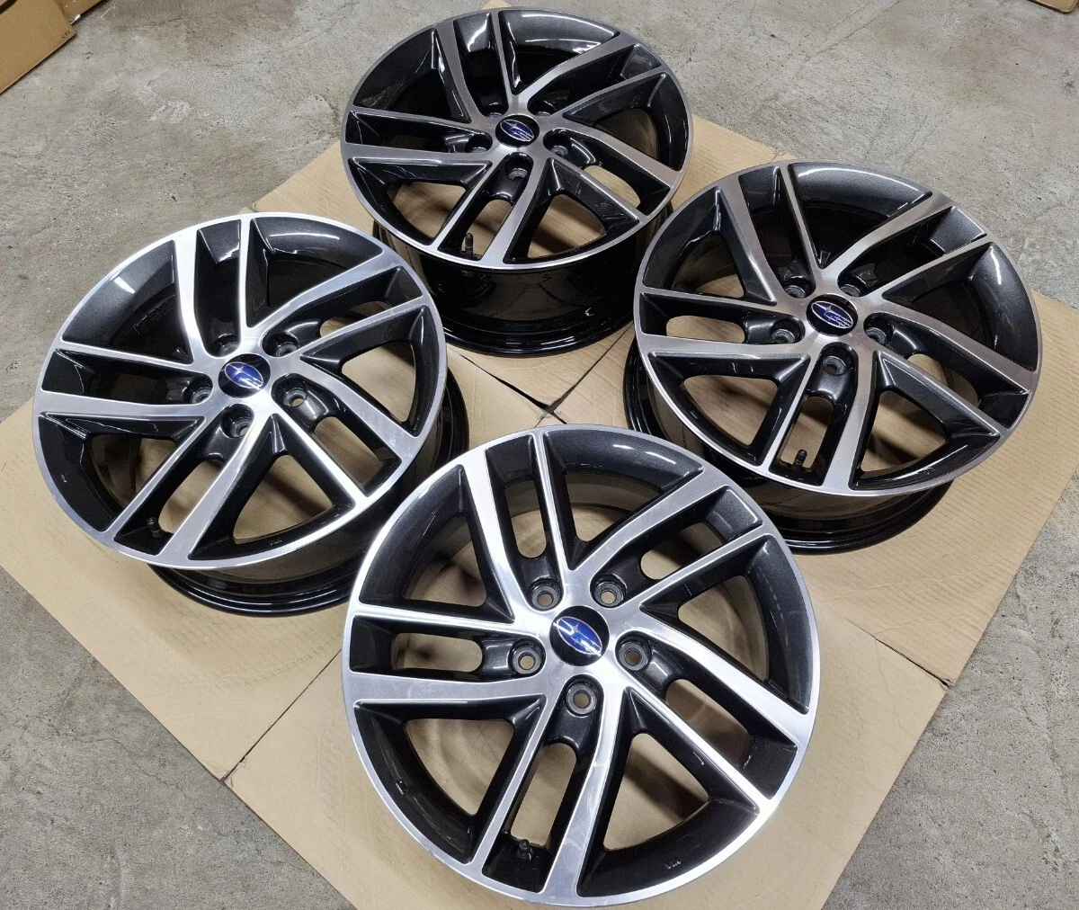 JDM Superb Condition Subaru VN Levorg Genuine Optional Wheels 4Book 17 No Tires - Image 6