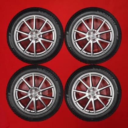 JDM Lexus 4-Piece Set: Michelin X-ICE SNOW SUV 235/55R20H 5-Spoke Alum No Tires