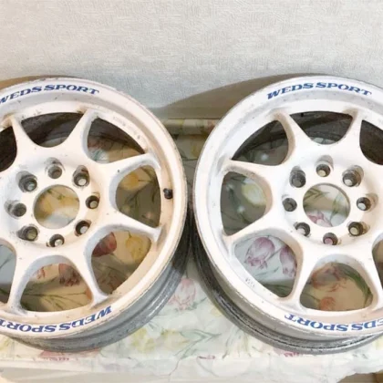 JDM Weds TC05 Wheels 6.5J +43 2Book Original No Tires