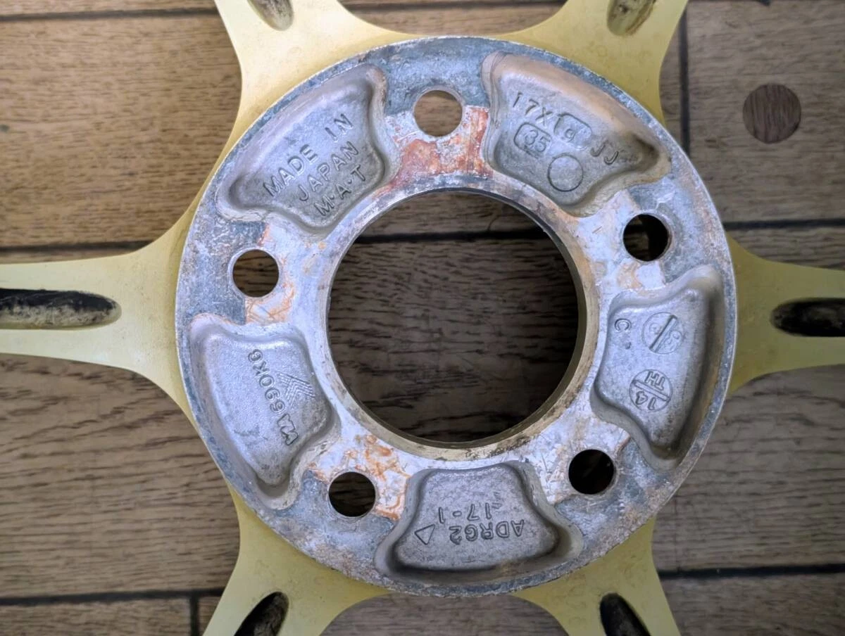 JDM Get 4000 yen off your winning bid Yokohama ADVAN RGII Aluminum Whe No Tires - Image 4