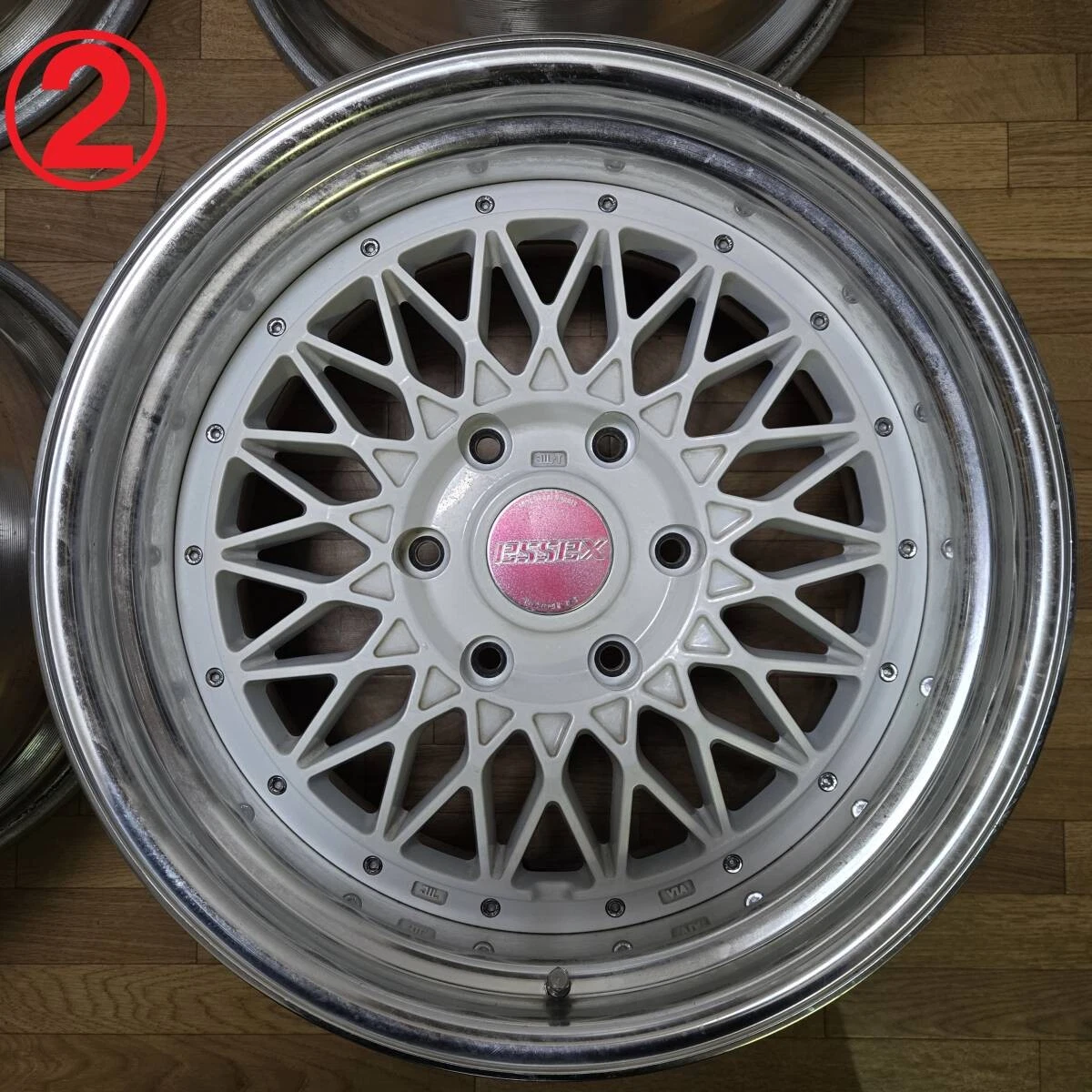 JDM 189J +25 PCD139.7 CRS ESSEX 2-piece ENCM-18 white WH wheels for 20 No Tires - Image 3