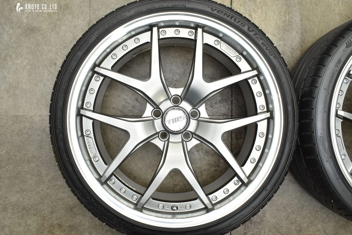 JDM TWS EXlete 205S 19-inch 8J +44 PCD100 VENTUS V12 evo2 225/35R19 ti No Tires - Image 2