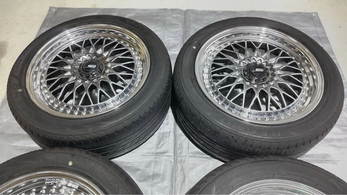 JDM Wheels: SSR Professor Mesh Under 18-inch +49. Tires: Bridgestone L No Tires - Image 6