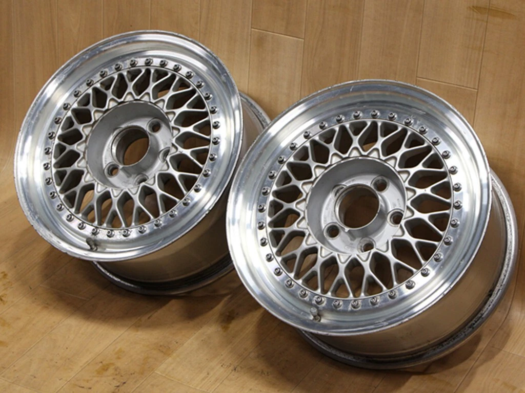 JDM B516 Deep Rim Out of Production Rare BBS RS317 16x7.5J+35 PCD114.3 No Tires - Image 6