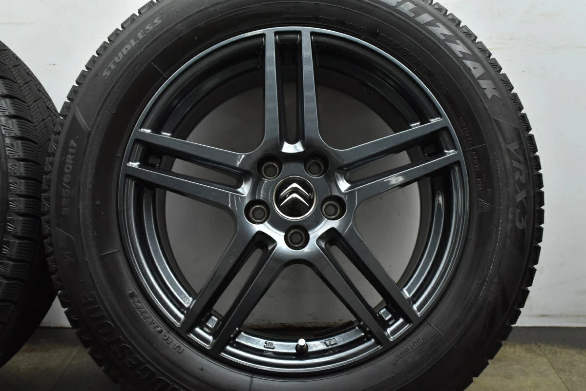 JDM Used Abe Shokai Euro Design EIGER Wheel Set 4-Pack 177.5J x 17 +45 No Tires - Image 7