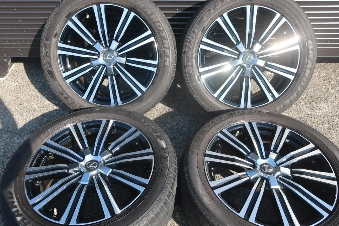 JDM Clean Lexus LX570 tires PCD150 5-lug 275/50R21 polished finish No Tires