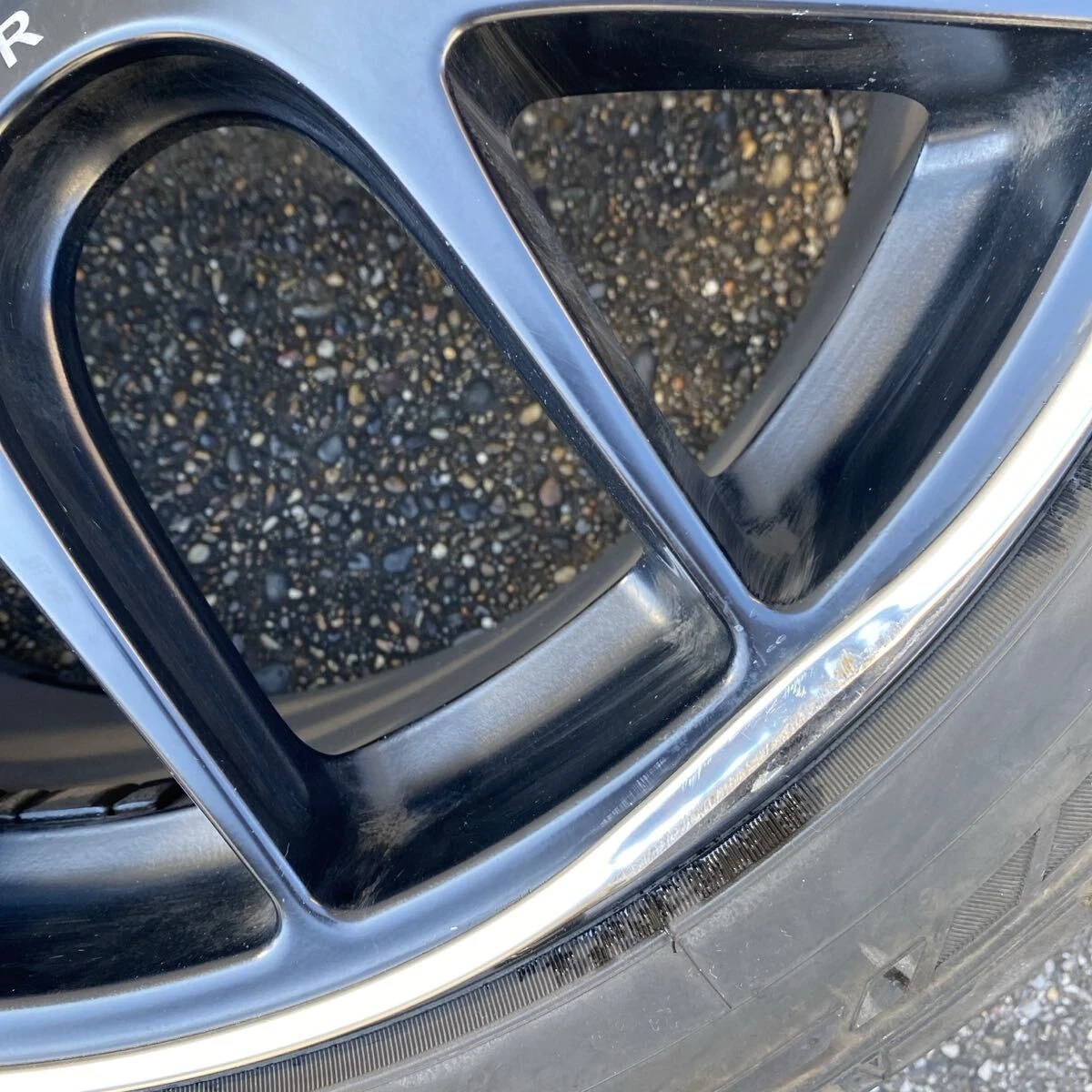 JDM BBS 20 Wheels 4-Piece Set German Satin Black 8.5J BBS No Tires - Image 7