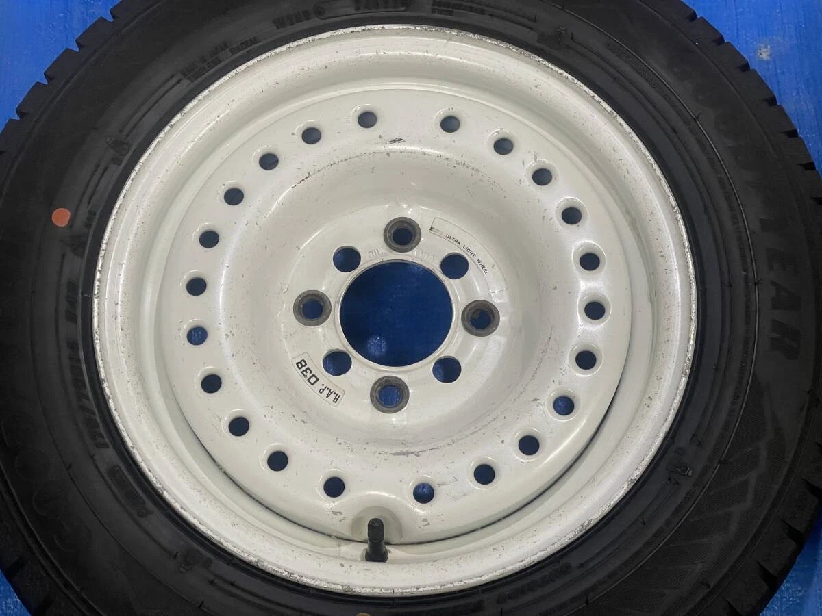 JDM Rare BS Bridgestone SUPER RAP Super Wrap 14_6J+35_114.3/4 White St No Tires - Image 4