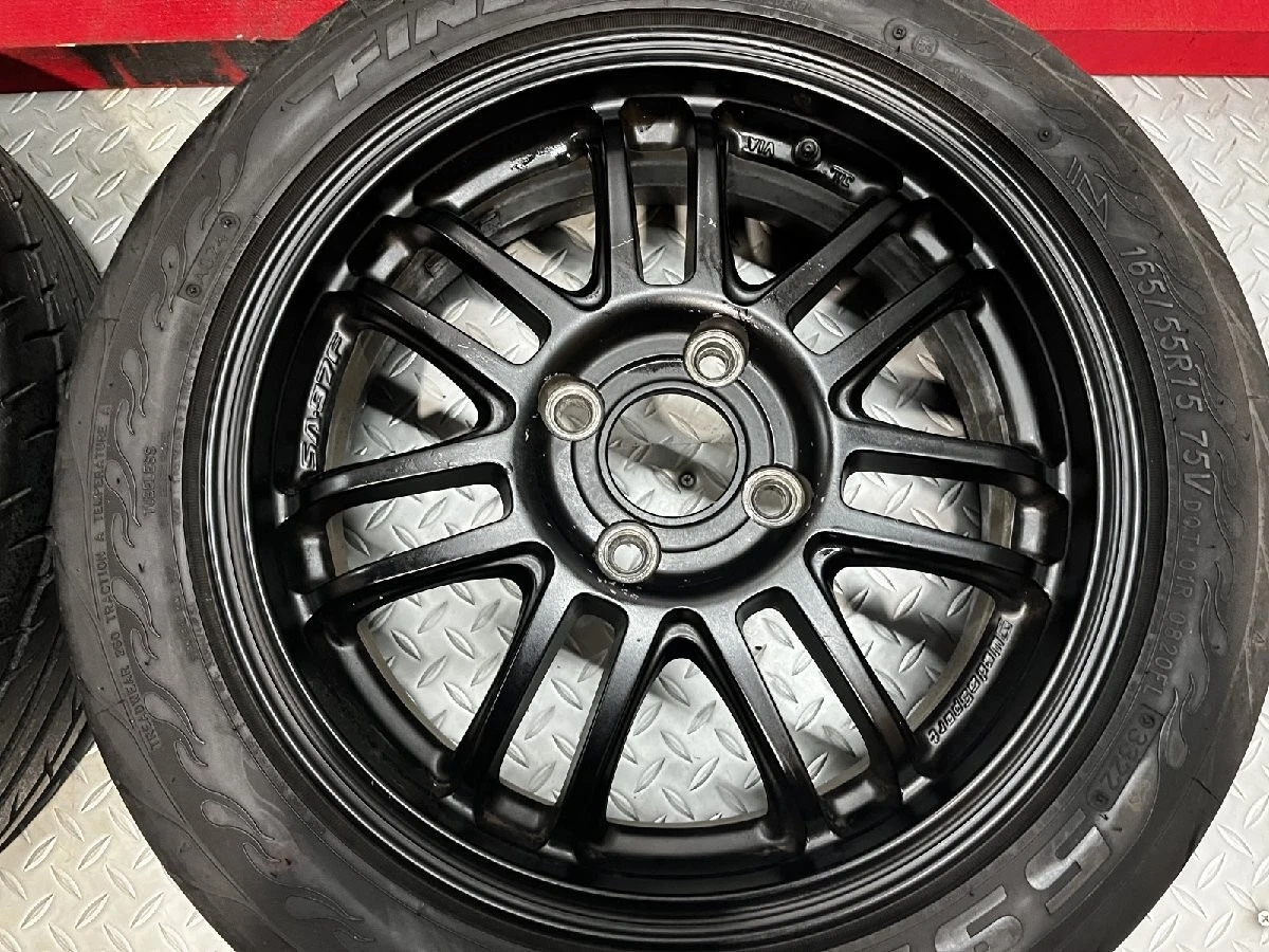 JDM Short-distance FINALIST 165/55R15 summer tires Weds Sports SA-97F No Tires - Image 5