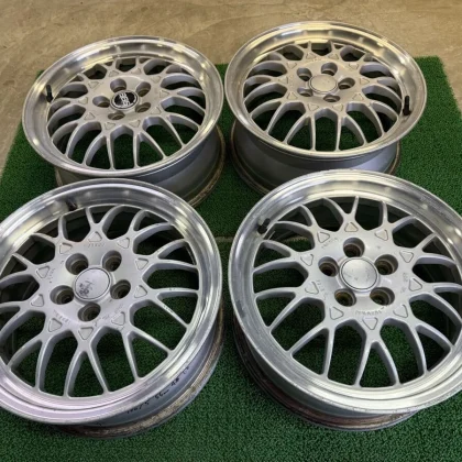 JDM BBS forging 16-inch 16x6.5JJ OFF:+55 PCD100 5-lug used 4-wheel set No Tires