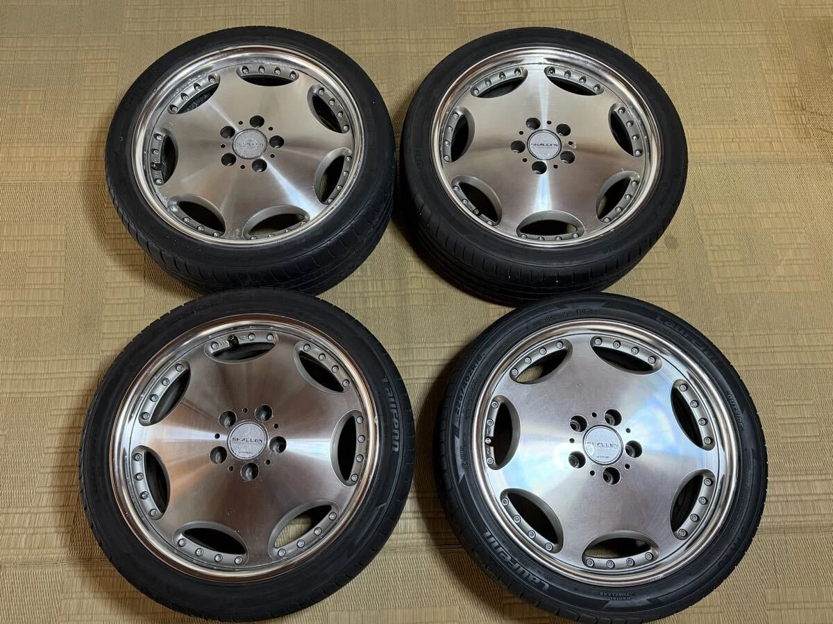 JDM AME SHALLEN 18-inch wheels PCD 114.3 7.5J +48 offset 5-lug 225/40/ No Tires - Image 2