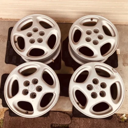 JDM Nissan Fairlady Z32 Genuine Aluminum Wheels Set of 4 No Tires