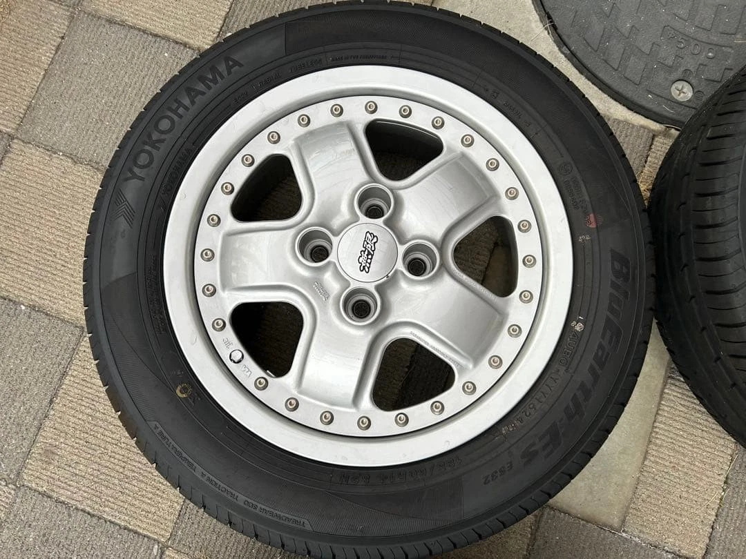 JDM Civic Integra with M-2 14-inch 6JJ +45 100 /4H tires Nothing Limit No Tires - Image 5