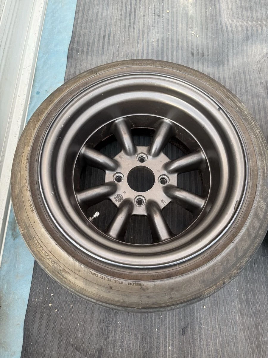 JDM Watanabe RS Watanabe Eight-Spoke 15-inch 9.5J -19 Rtype 114.3 4-Lu No Tires - Image 2