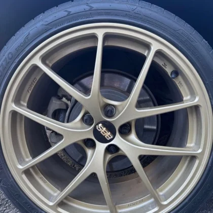 JDM BBS 18 forged gold wheels for Brz 86 and Prius No Tires