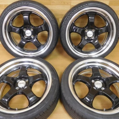 JDM 15-262 Beautiful Deep rim work MeisterS118in 8J +40 7.5J +42 PCD1 No Tires