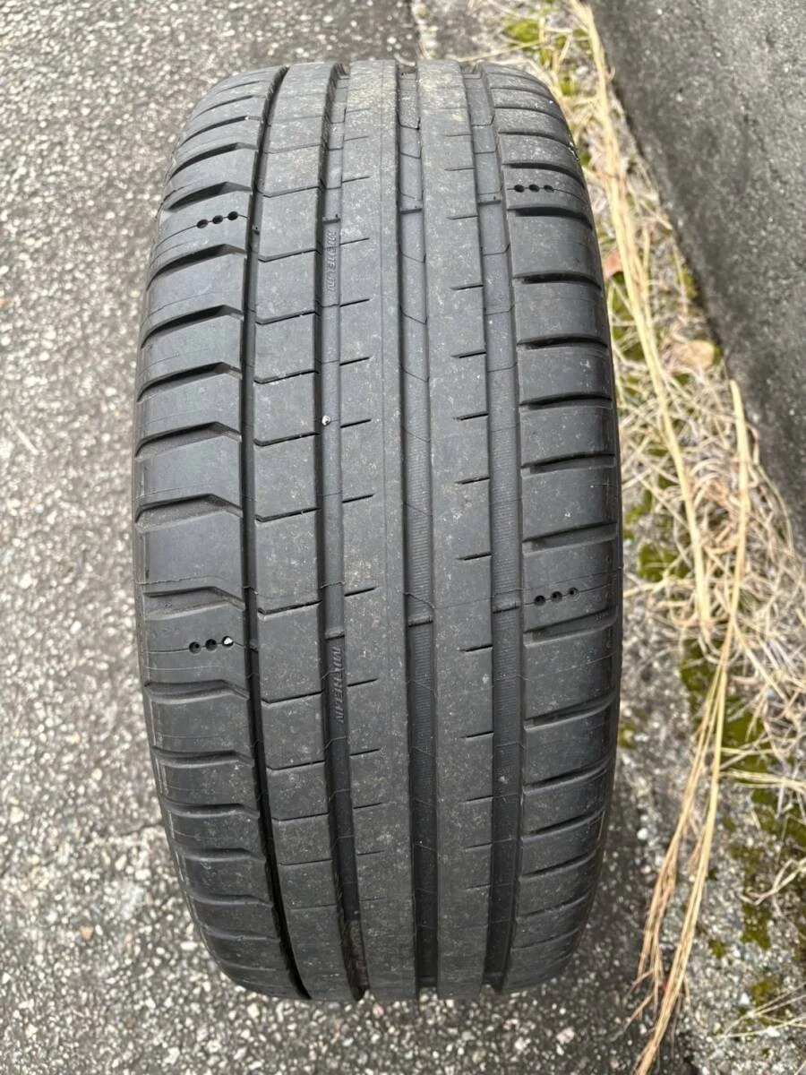 JDM Deep grooved 25-year-old Michelin Weds TC105X wheels mounted on Pi No Tires - Image 2