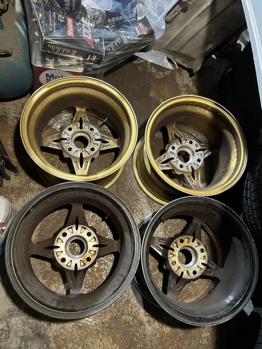 JDM Bilboll Barju 14-inch 114.3 deep rim wheels No Tires - Image 2