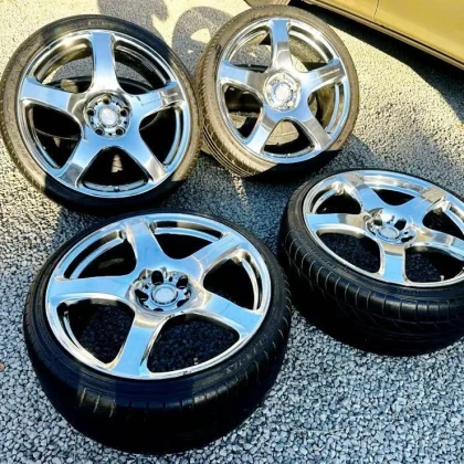 JDM Rare Junction Produce Monoblock Color Plated 245/35R20 4Book Tires No Tires