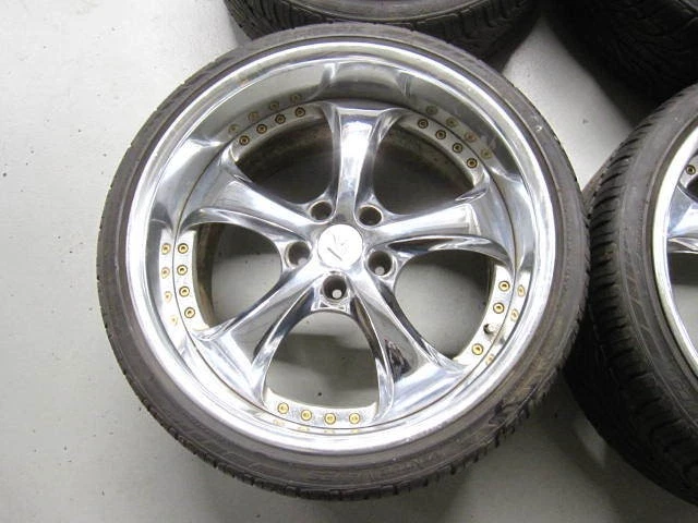 JDM Size: Deep rim WORK VS-KF plated 9.5J+19 11J+26 PCD114.3 5-hole 19 No Tires - Image 6