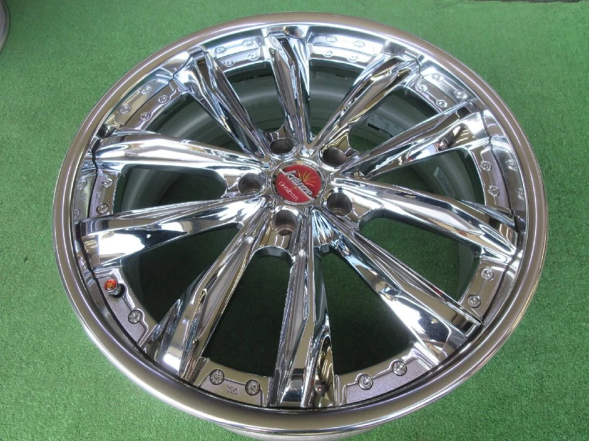 JDM Weds Kranze Graven 3-piece wheels 8.5J-20 5x114.3 offset +36 offse No Tires - Image 4