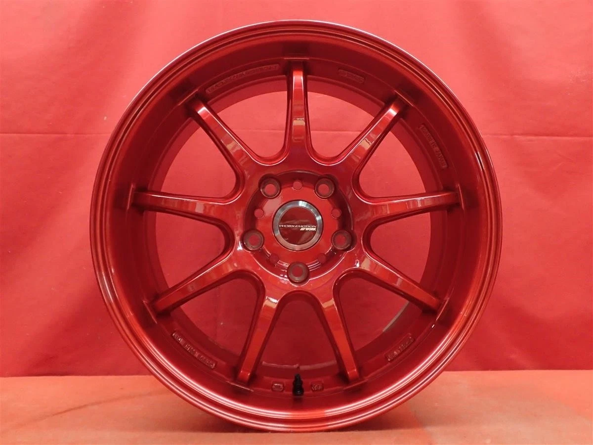 JDM WORK EMOTION D9R Wheels 4-Bolt Pattern 7.5/8.5J-18 PCD120 5x120 +3 No Tires - Image 6