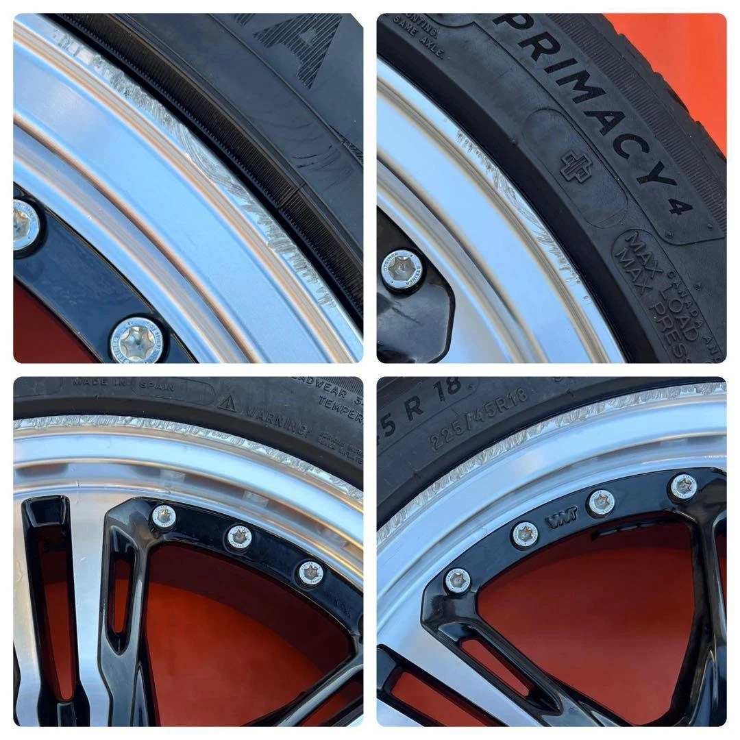 JDM STEINER AME 18-inch 18x7.5J PCD114.3 tires and wheels No Tires - Image 6