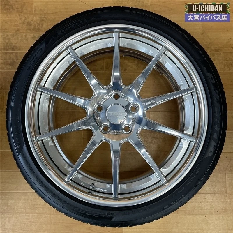JDM TWS WS10 8.0J 19+45 & 9.0J 19+47 5H 112 & P-ZERO 225/40R19 1993Y 2 No Tires - Image 4