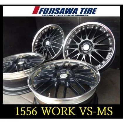 JDM 1556WORK VS-MS19x8JJ 5 holes PCD114.3 +394Book WORK No Tires
