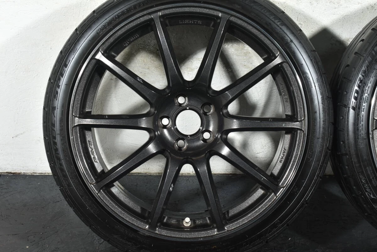JDM RAYS Gravillage 57 Transcend 18-inch wheels PCD100 8J +45 offset 8 No Tires - Image 2