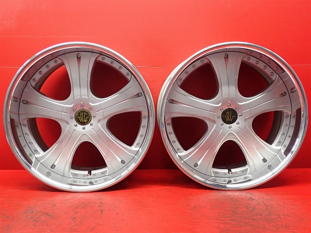 JDM Set of 2 used out-of-print wheels SSR AGLE BRESIA 9.5J 19mm PCD114 No Tires