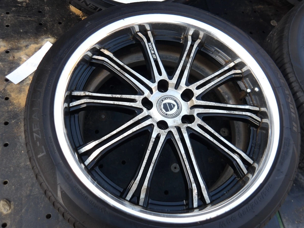 JDM Popular WORK Schbart SC1 SW1 Brushed Polished Tires with Good Groo No Tires - Image 3