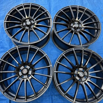 JDM Rare WEDS lightweight SA-15R 18x7.5J +45 100 5-lug wheels 4-piece No Tires