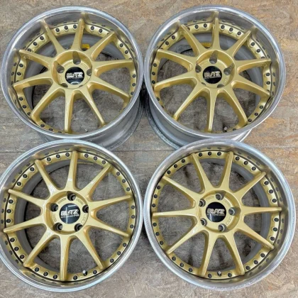 JDM Rare BLITZ Technospeed Z1 189J+41 PCD114.3 5-hole 5H wheels for Si No Tires