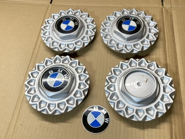 JDM Center wheel caps 4 individual sets for BMW 36.13-1 179 828. As-is No Tires - Image 2