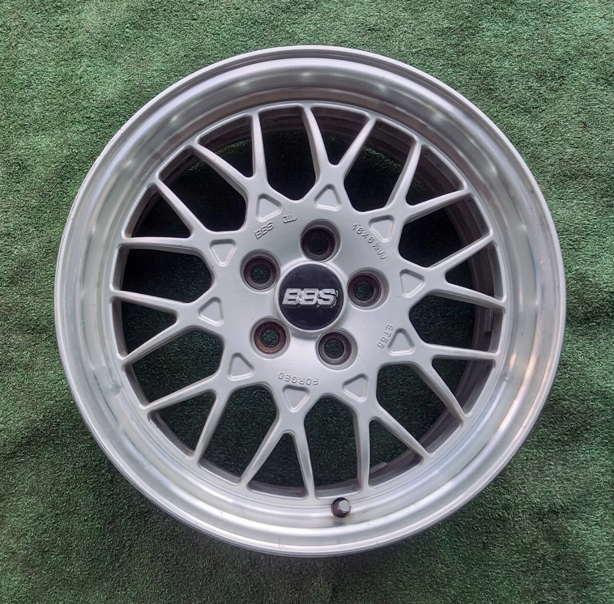 JDM Part Number N7807-200 BBS Forging Aluminum Wheels 16x6.5J PCD100 5 No Tires - Image 3