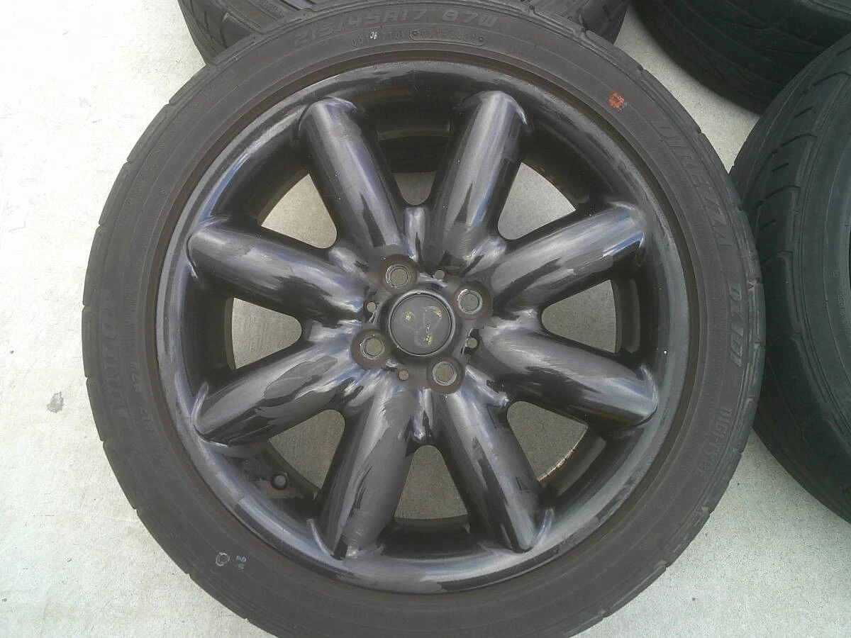 JDM BMW Mini Genuine 17 Aluminum Wheels 4-Bolt Pattern 7J x 17 +48 PCD No Tires - Image 2