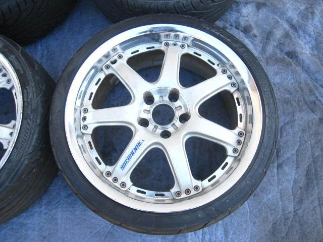 JDM Rays Volk Racing GT-7 8J+23 9J+17 5-hole PCD114.3/5H Big Caliper C No Tires - Image 7