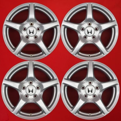 JDM Genuine HONDA S2000 Used Wheels 4Book 6.5/7.5J PCD114.3 5-Hole +55 No Tires