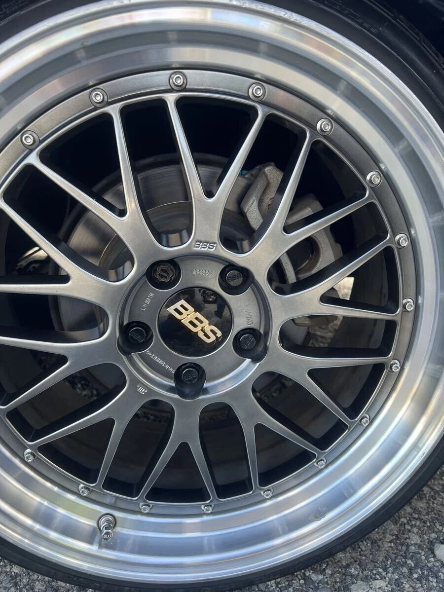 JDM BBS LM 198.5j +43 LM220H 9.5j +45 LM221H pcd114.3 4-Book Set BB No Tires - Image 4