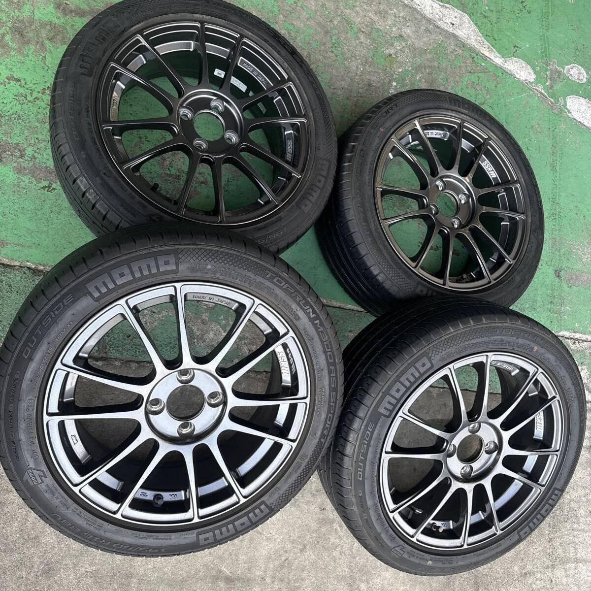 JDM SSR GTX04 6.5J +45 PCD100-4L 195/50R16 wheels for Vitz Yaris Aqua No Tires