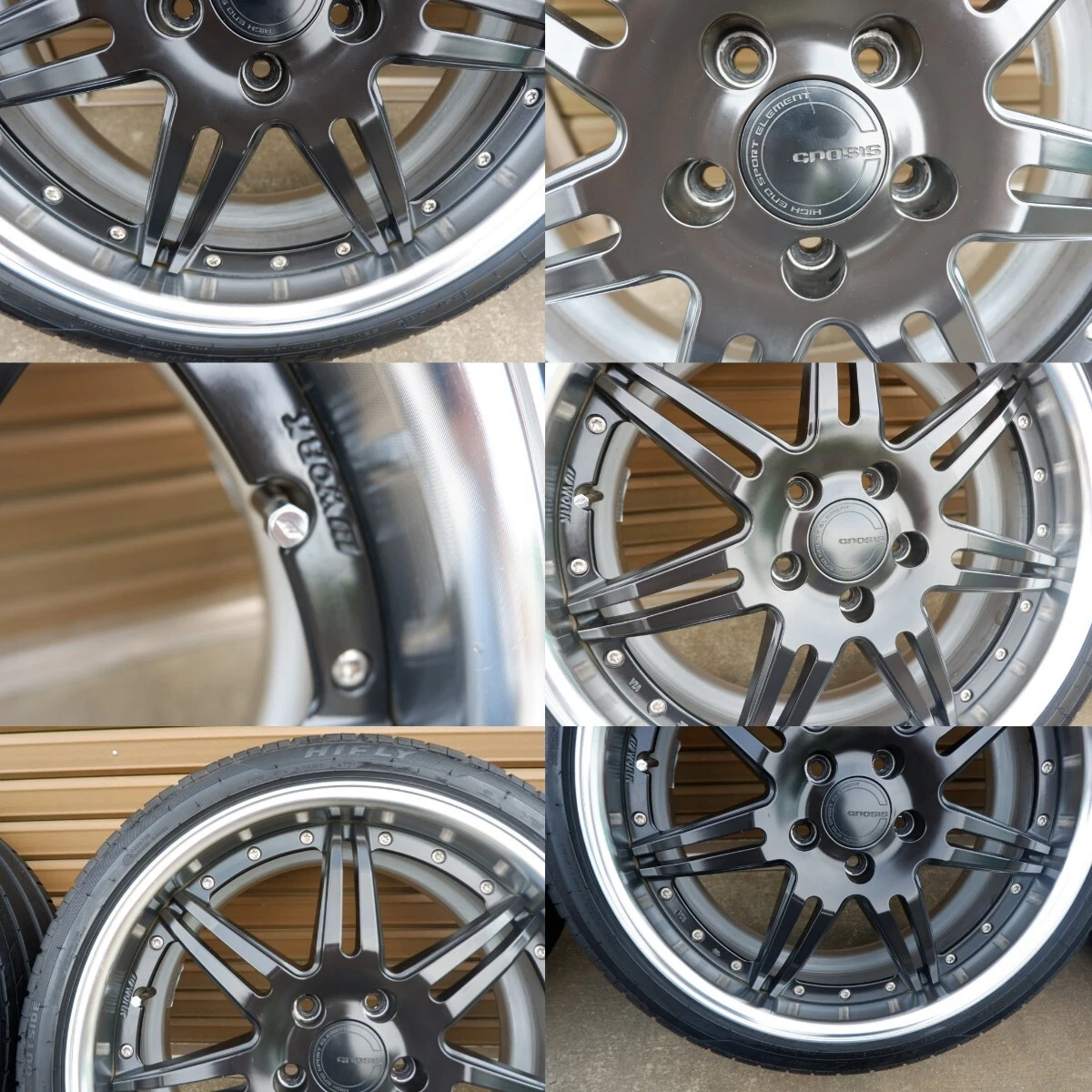 JDM Deep-rim WORK GNOSIS GS5 wheels 198.0J +48 offset 8.5J +43 offset No Tires - Image 5